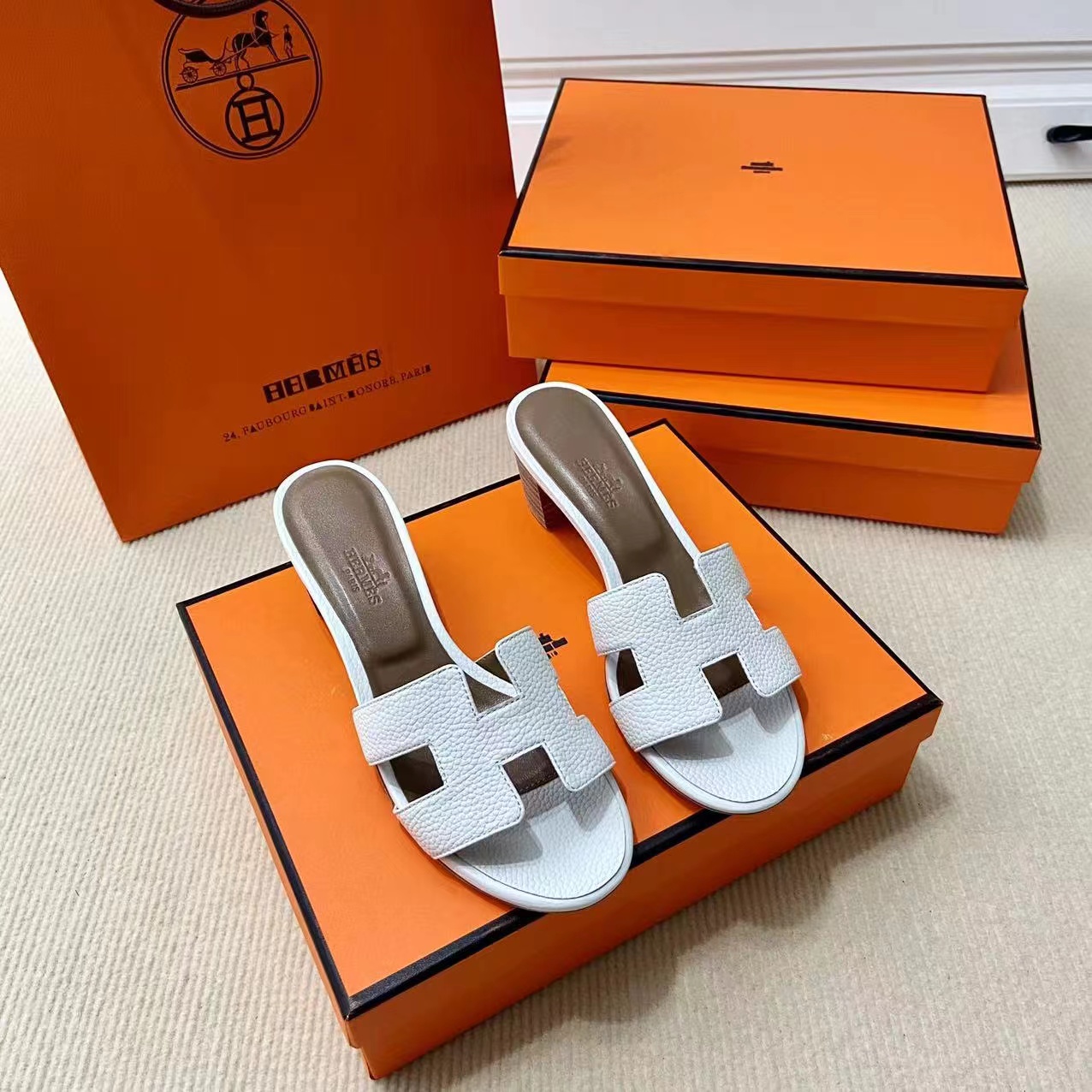 에르메스 올수공 오란 슬리퍼 샌들 토고 03